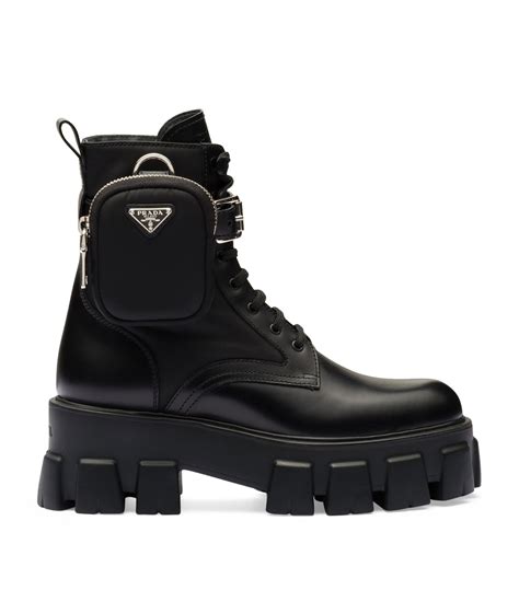 prada boots monolith dupe|prada boots with pouch price.